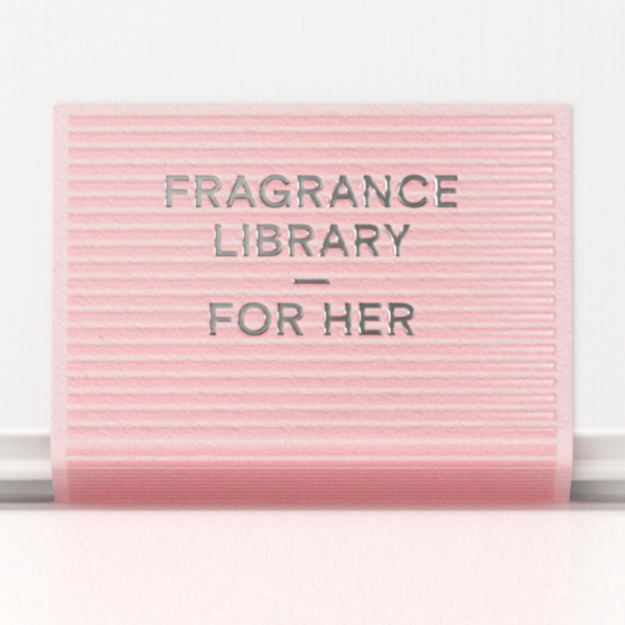 Bibliothèque de parfums pour elle - LB