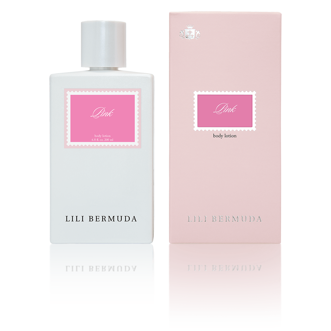 Lotion pour le corps rose