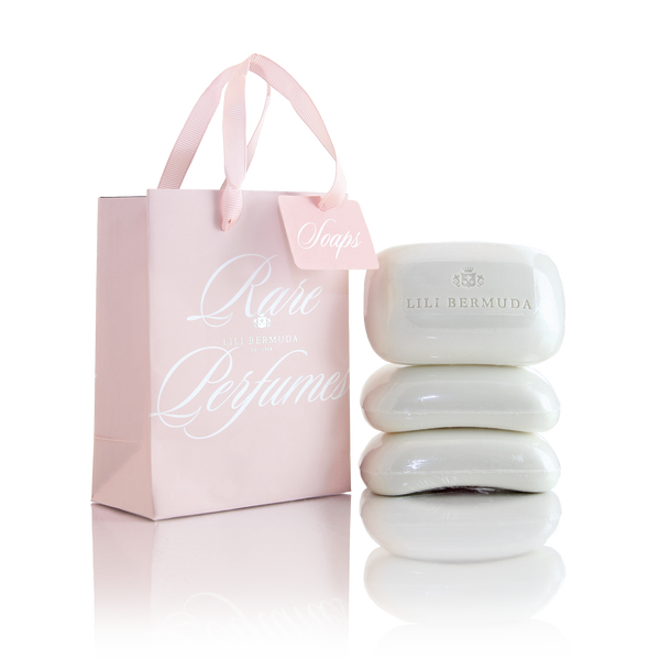 Pink Bag of Three Soaps